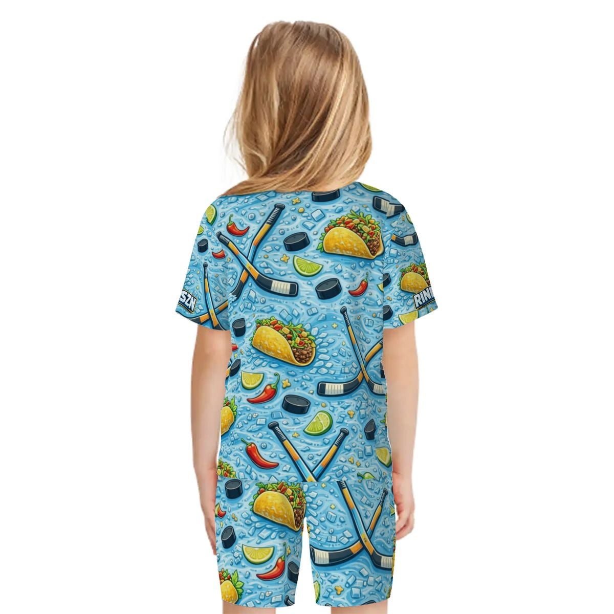 YOUTH AND YOUNG TEENS TACO ABOUT HOCKEY PAJAMA SET
