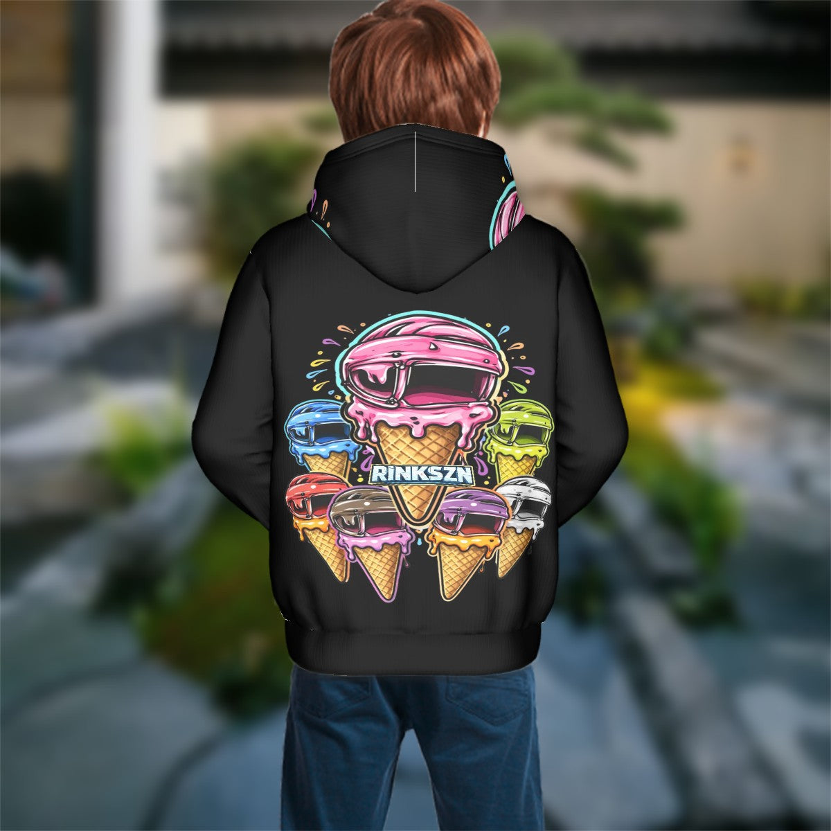 Youth RINKSZN PLAYER ICE CREAM HOODIE
