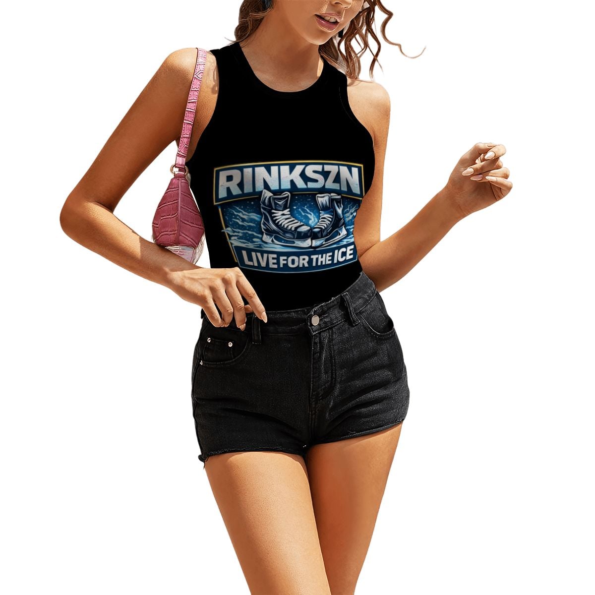 Young Teens and Women’s RINKSZN LIVE FOR THE ICE TANKTOP