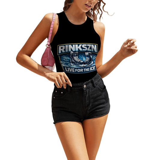 Young Teens and Women’s RINKSZN LIVE FOR THE ICE TANKTOP