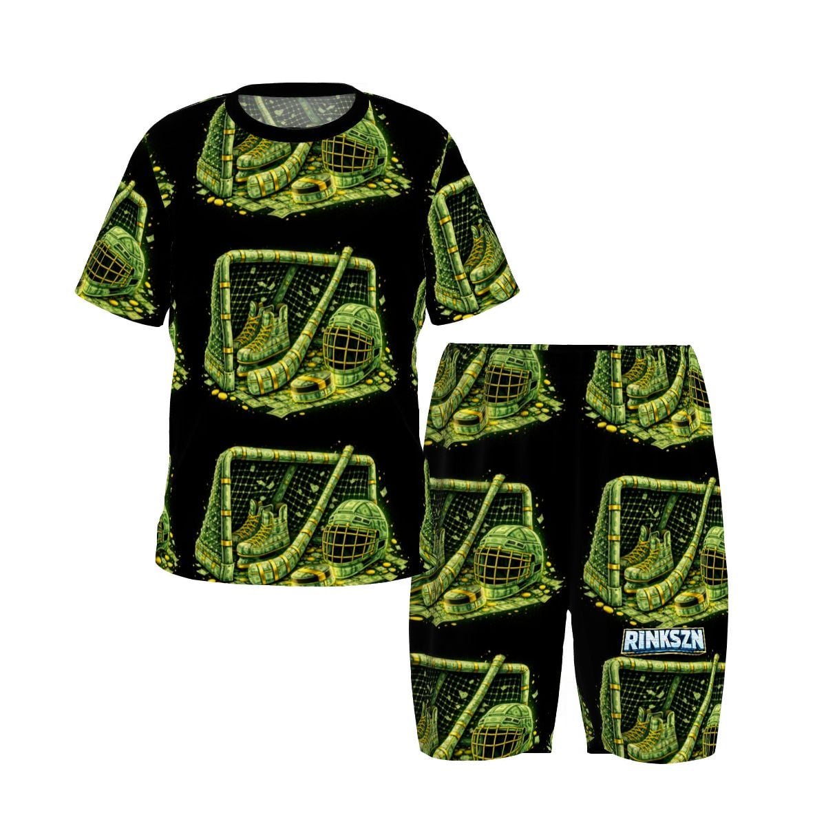 YOUTH RINKSZN PLAYER MONEY TALKS PAJAMA SET