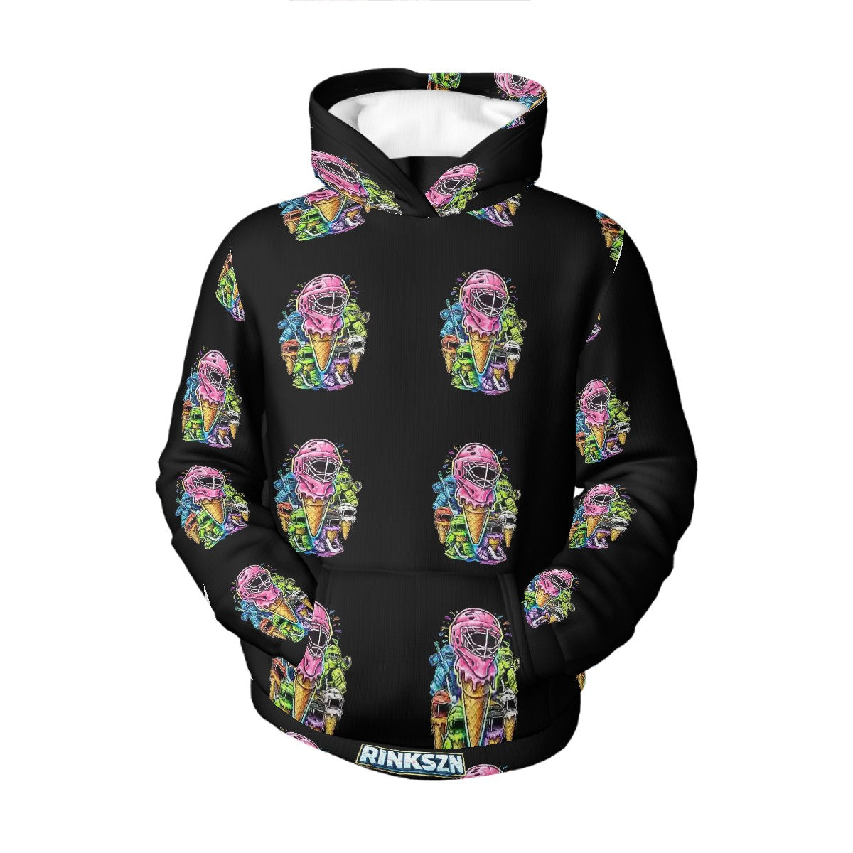 Youth RINKSZN ALL OVER PLAYER ICE CREAM HOODIE
