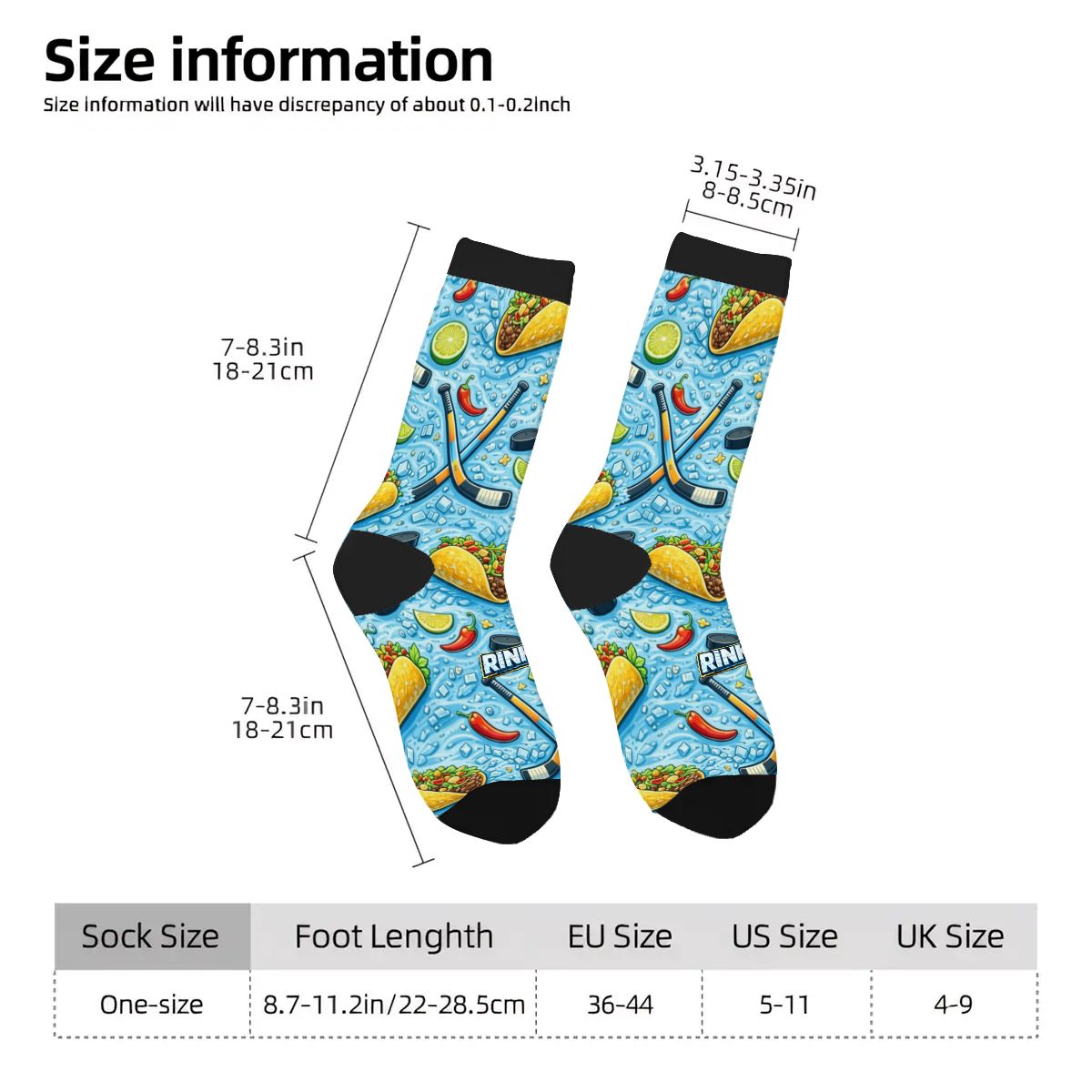RINKSZN TACO ABOUT HOCKEY SOCKS