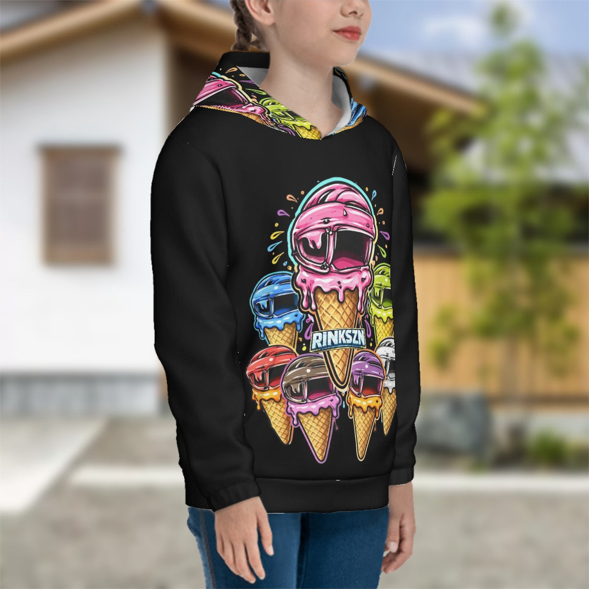 Youth RINKSZN PLAYER ICE CREAM HOODIE