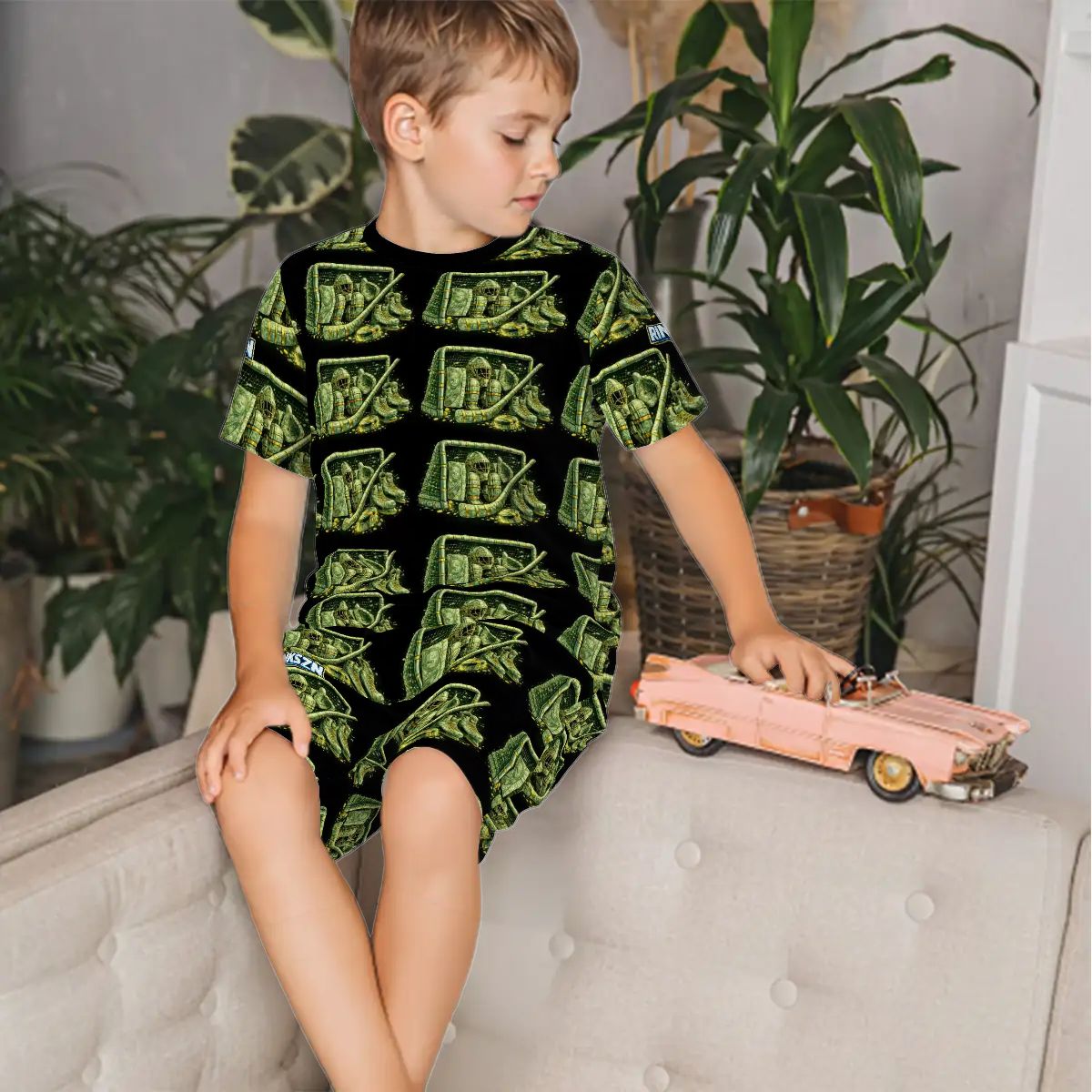 YOUTH AND YOUNG TEENS RINKSZN GOALIE MONEY TALKS PAJAMA SET