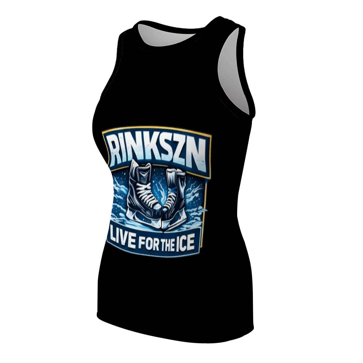 Young Teens and Women’s RINKSZN LIVE FOR THE ICE TANKTOP