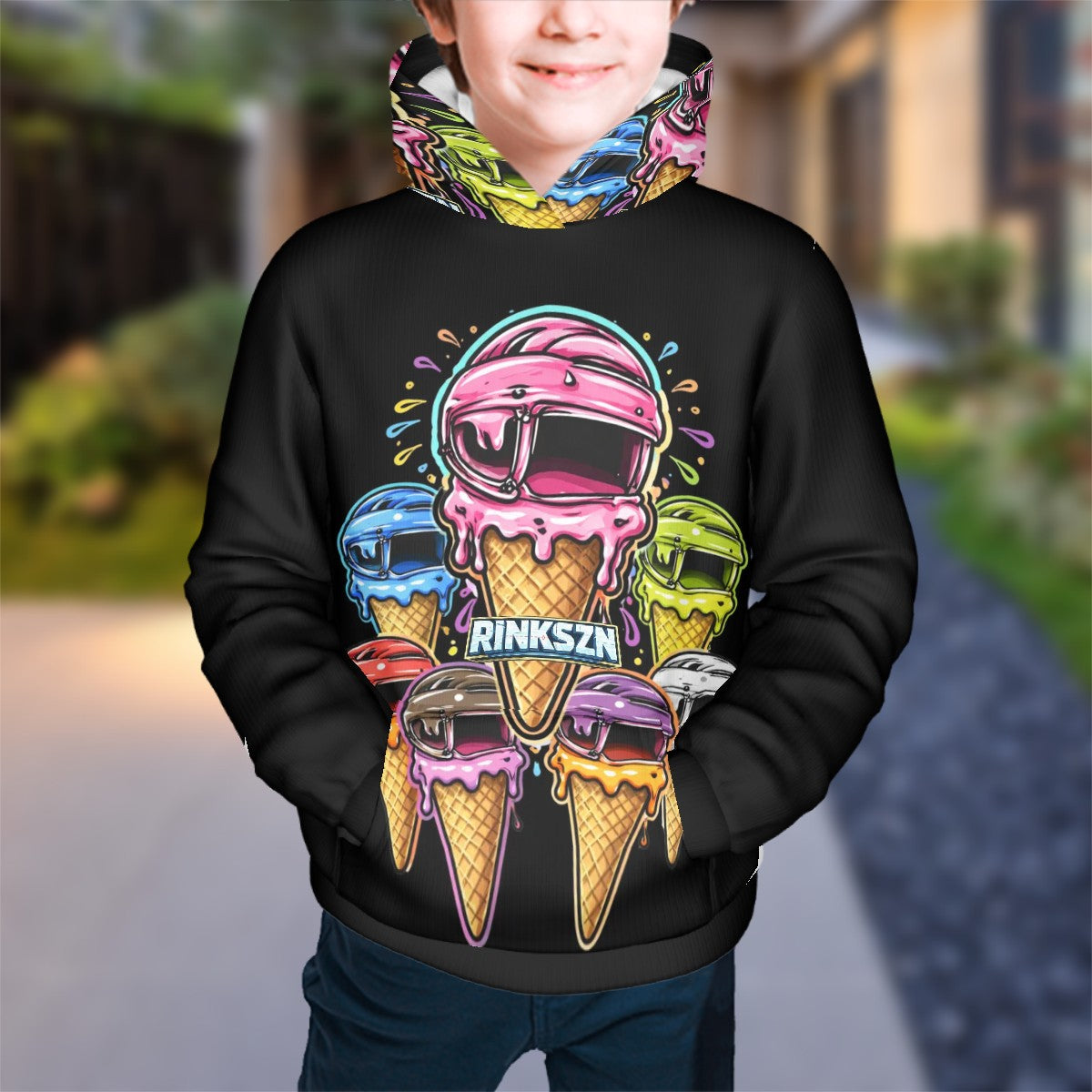 Youth RINKSZN PLAYER ICE CREAM HOODIE