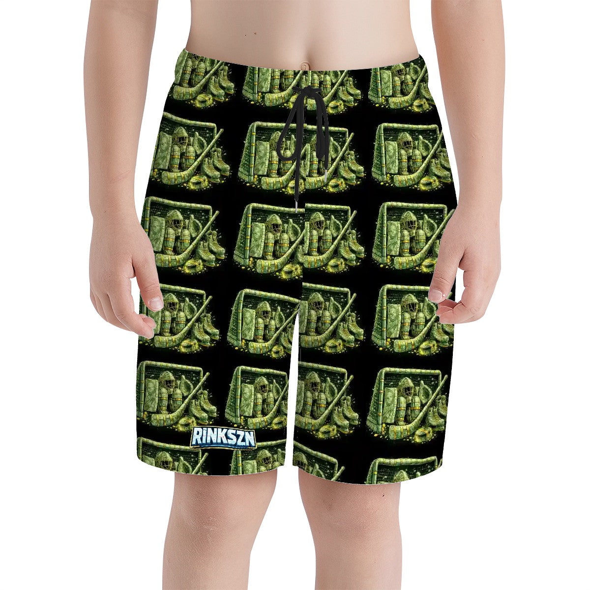 Youth and Young Teen Money Talk's Goalie Beach Shorts