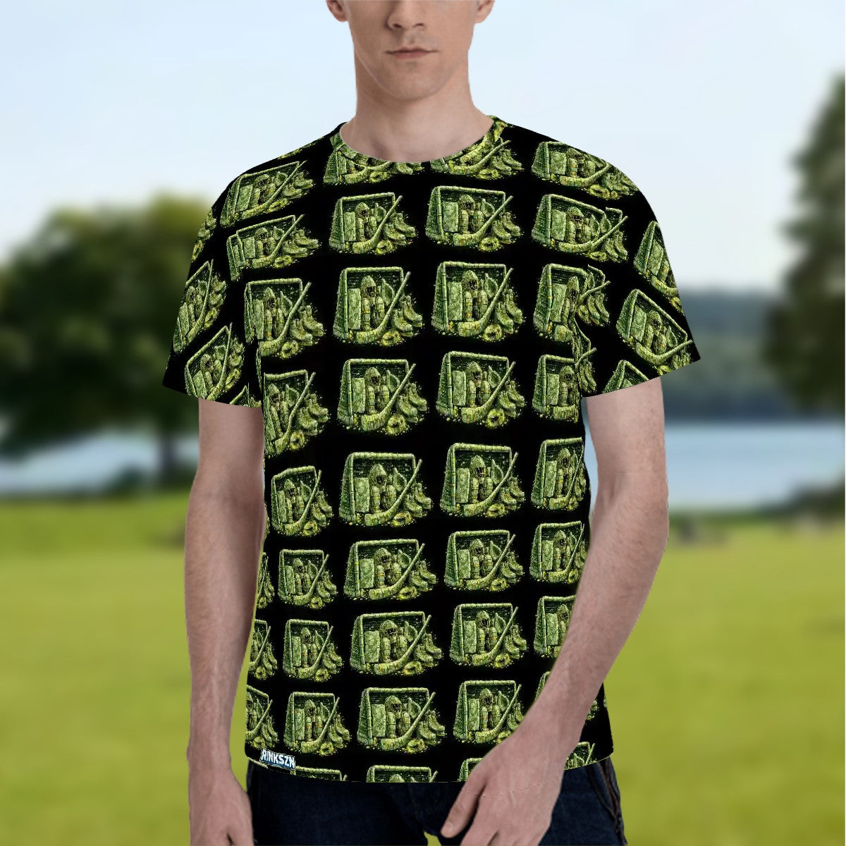 Young Teens and Men's RINKSZN GOALIE MONEY TALKS Crew Neck T-Shirt