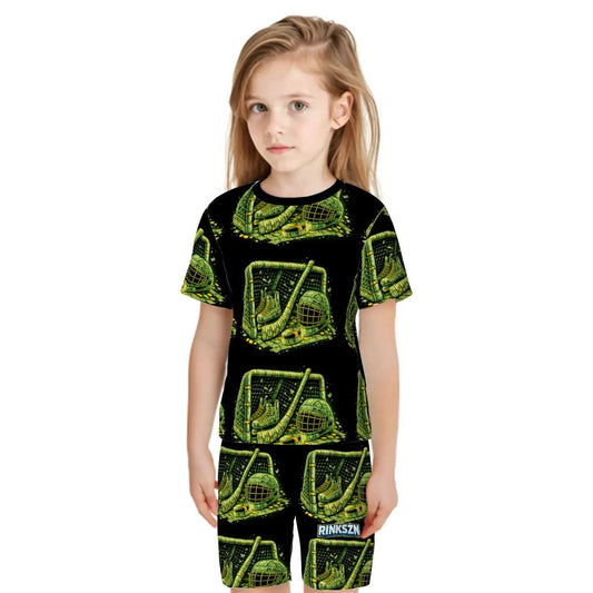 YOUTH RINKSZN PLAYER MONEY TALKS PAJAMA SET