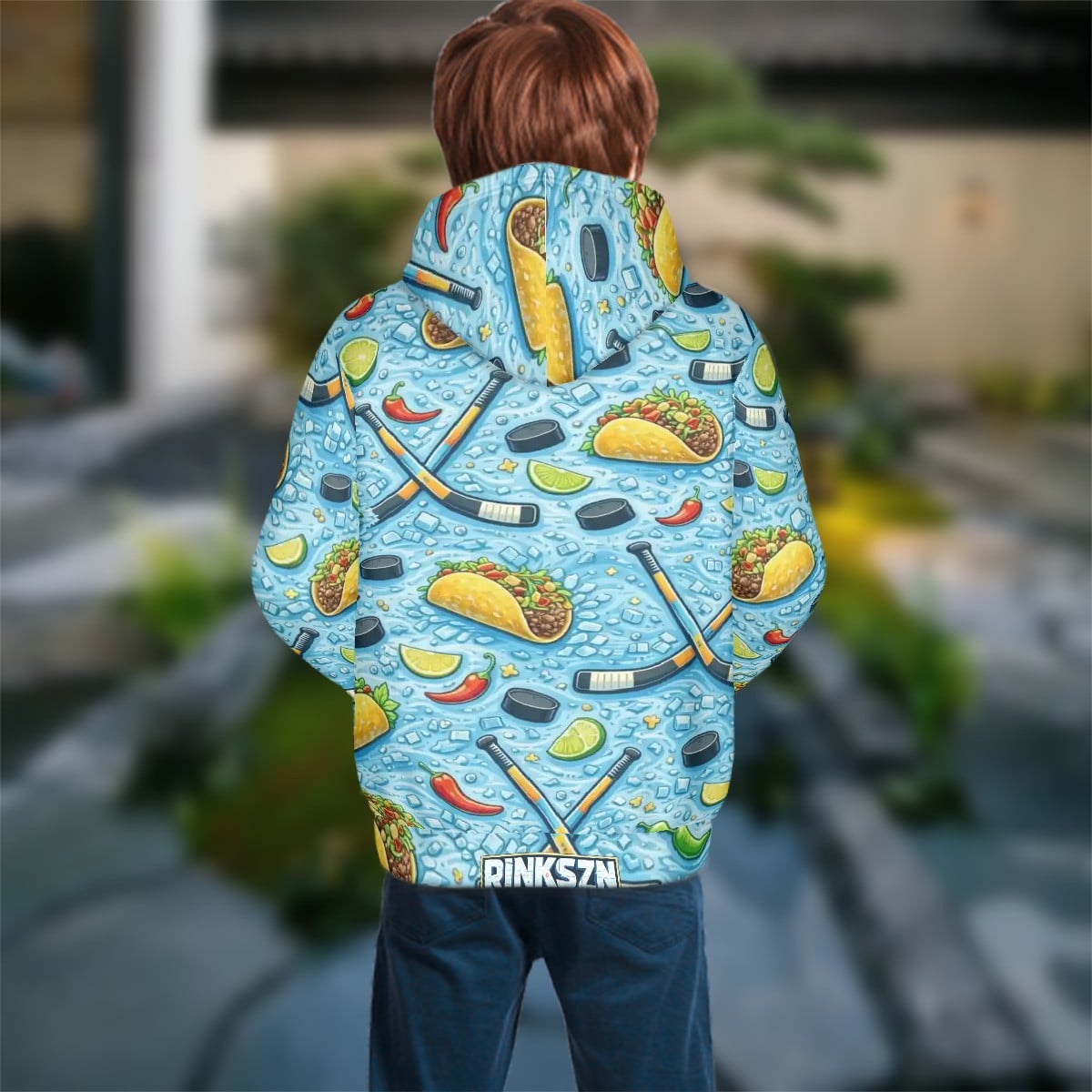 YOUTH RINKSZN TACO ABOUT HOCKEY HOODIE