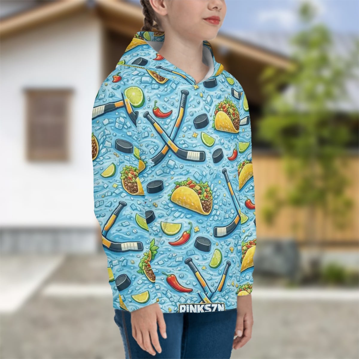 YOUTH RINKSZN TACO ABOUT HOCKEY HOODIE