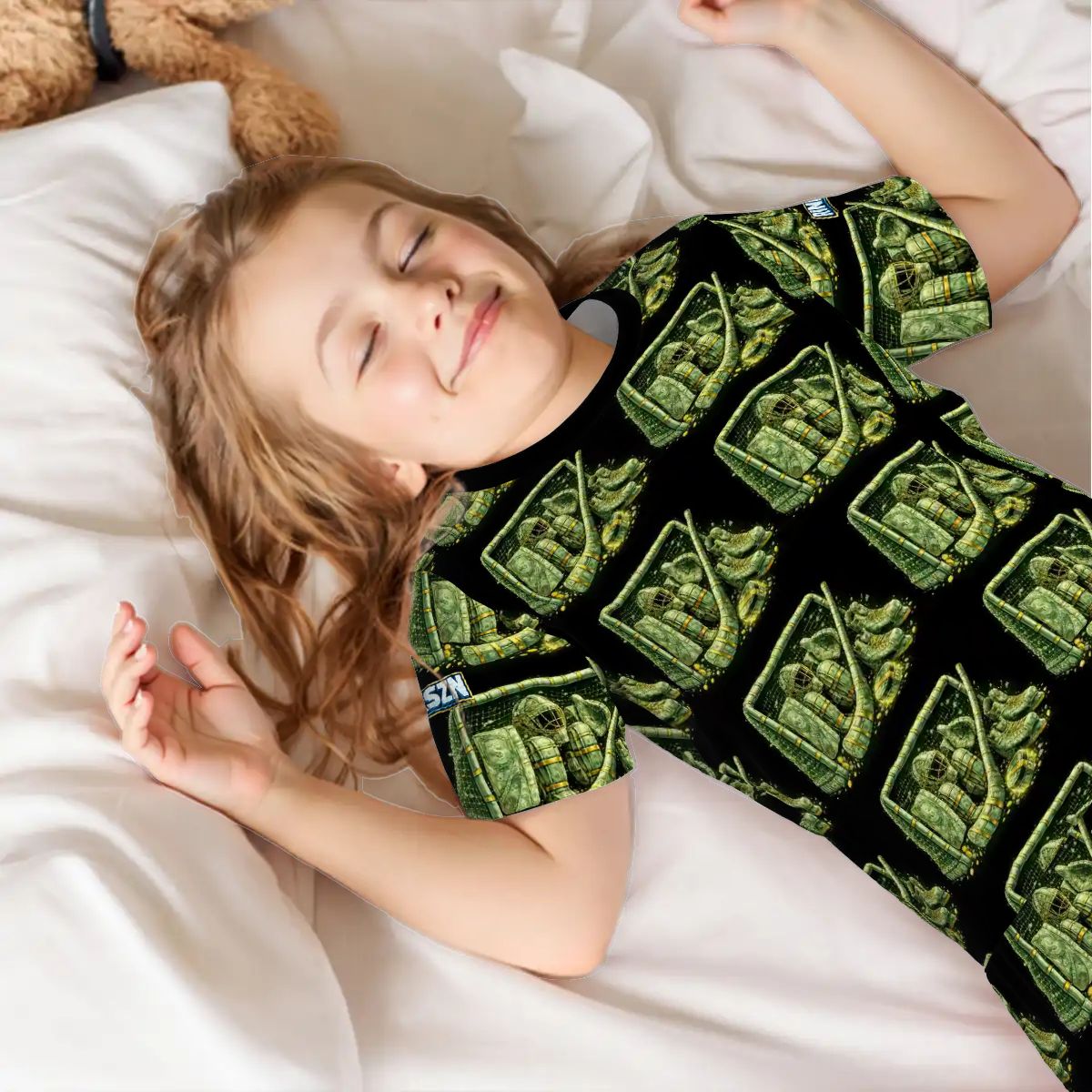 YOUTH AND YOUNG TEENS RINKSZN GOALIE MONEY TALKS PAJAMA SET