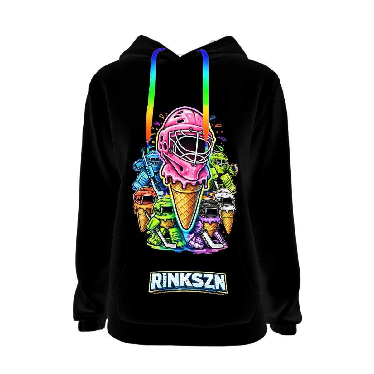 TEENS AND WOMENS RINKSZN GOALIE ICE CREAM HOODIE