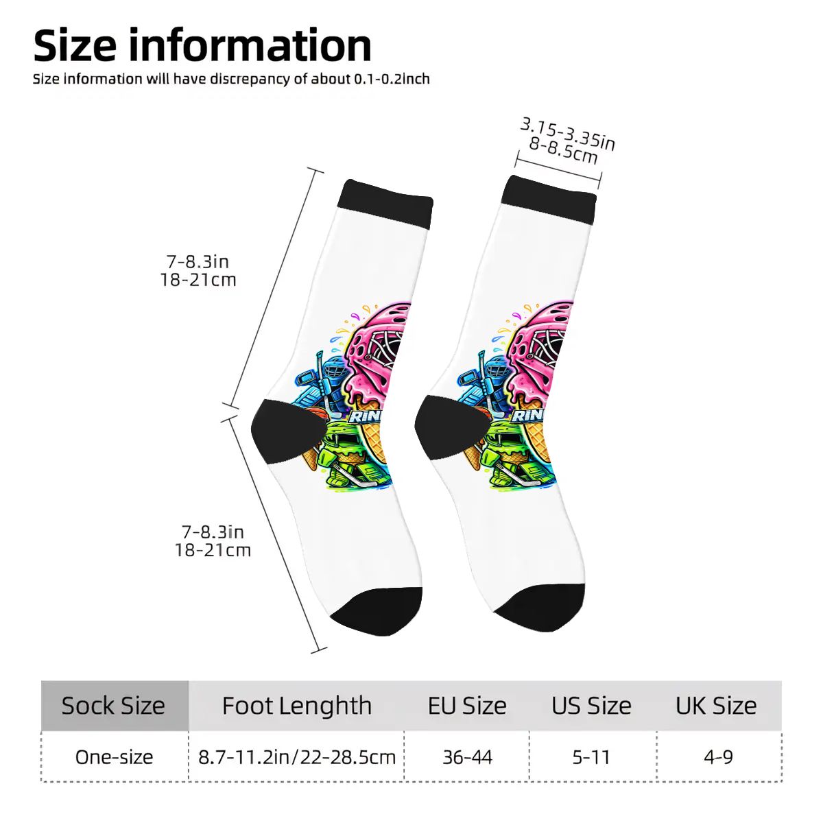 RINKSZN GOALIE ICE CREAM SOCKS